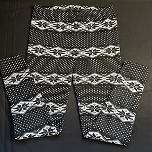 Thermal layered winter leggings insulated